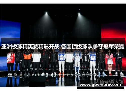 亚洲板球精英赛精彩开战 各国顶级球队争夺冠军荣耀