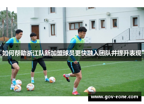 如何帮助浙江队新加盟球员更快融入团队并提升表现